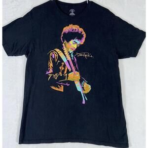 Jimi Hendrix T-Shirt Mens Large Music Guitar Rock Shirt Authentic Hendrix